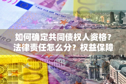 北京如何确定共同债权人资格？法律责任怎么分？权益保障技巧揭秘！