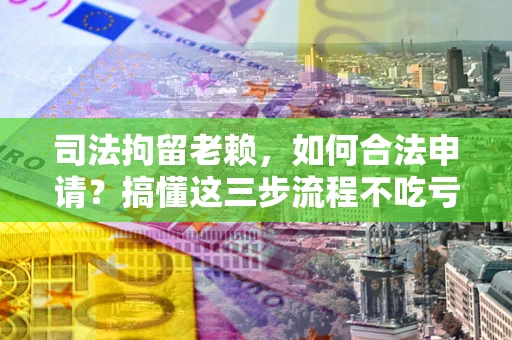 北京司法拘留老赖，如何合法申请？搞懂这三步流程不吃亏！