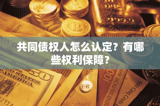 北京共同债权人怎么认定？有哪些权利保障？