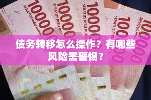 北京债务转移怎么操作？有哪些风险需警惕？