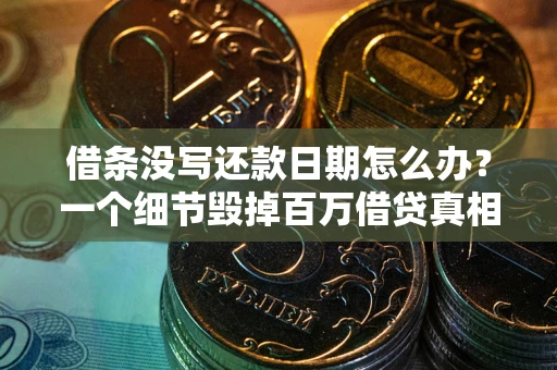 北京借条没写还款日期怎么办？一个细节毁掉百万借贷真相