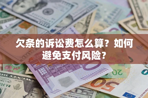北京欠条的诉讼费怎么算？如何避免支付风险？